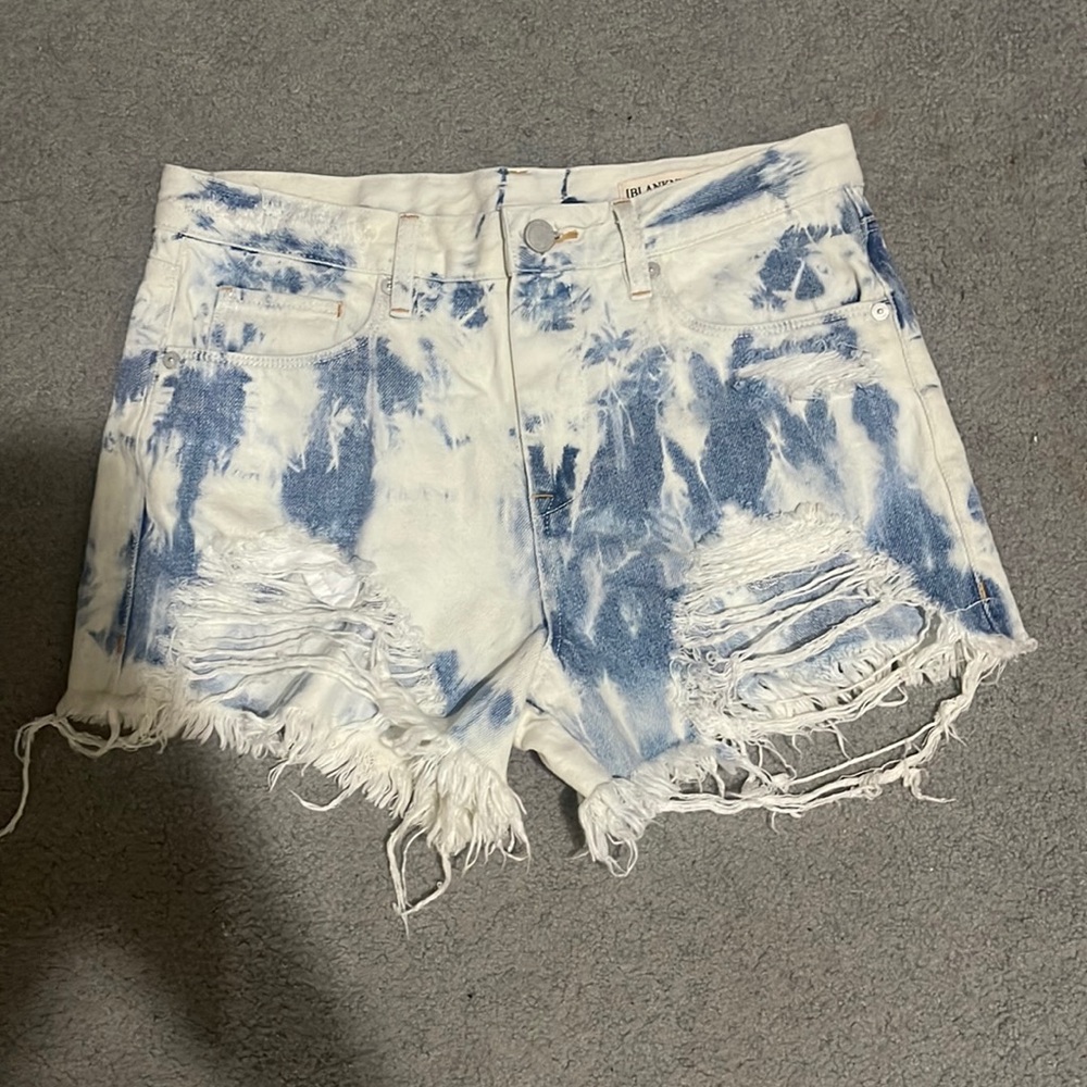 Blank nyc tie dye Jean shorts